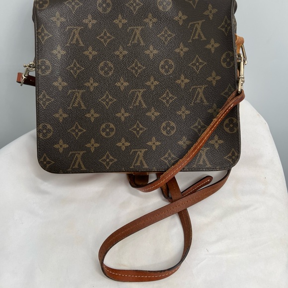 Louis Vuitton LV Shoulder Bag Cartouchiere GM Brown Monogram - Picture 7 of 16